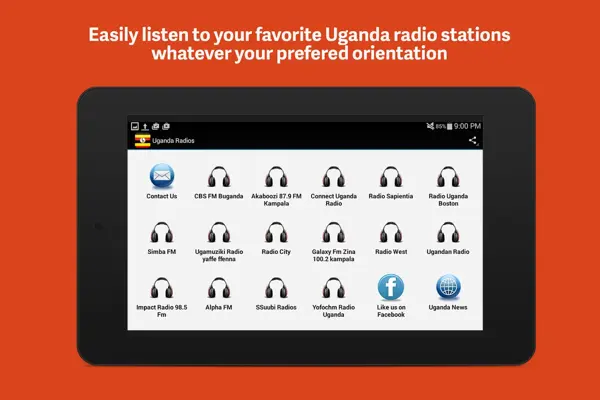 Uganda Radios android App screenshot 0